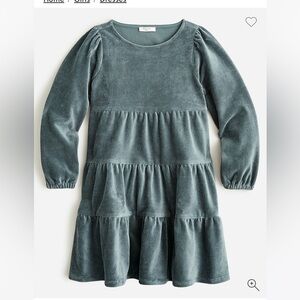 !! 3/$15 !! 
Crewcuts Christmas dress Girls' tiered corduroy dress holiday dress